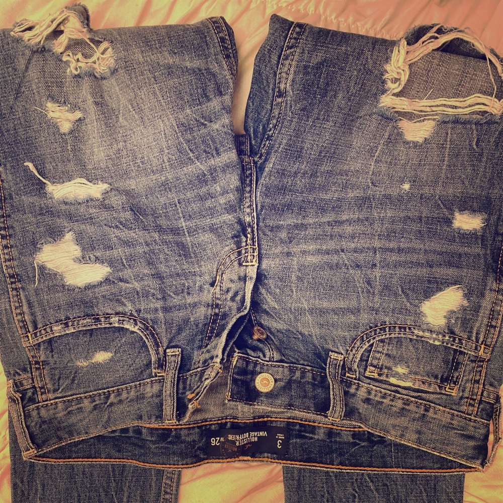 Hollister High Rise Distressed